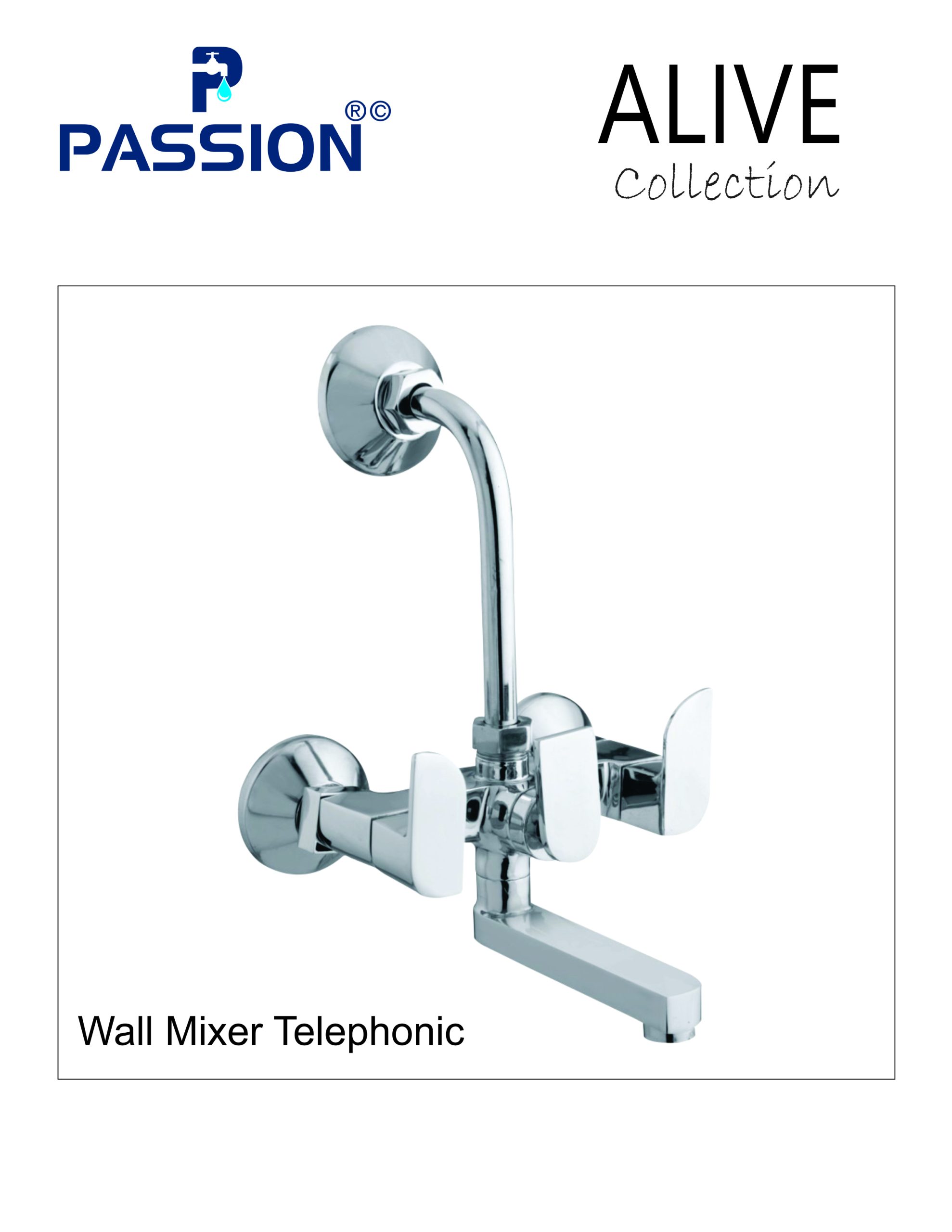 alive - wall mixer telephonic