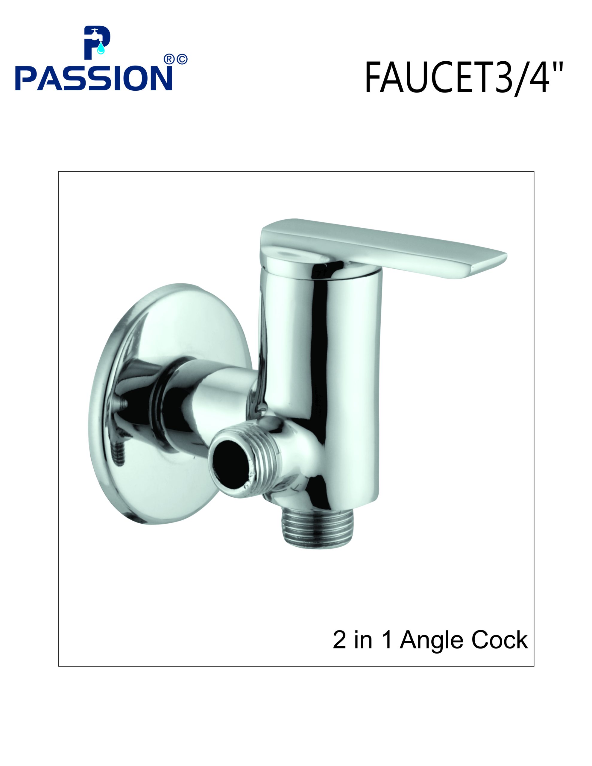 faucet 2 in 1 angle cock