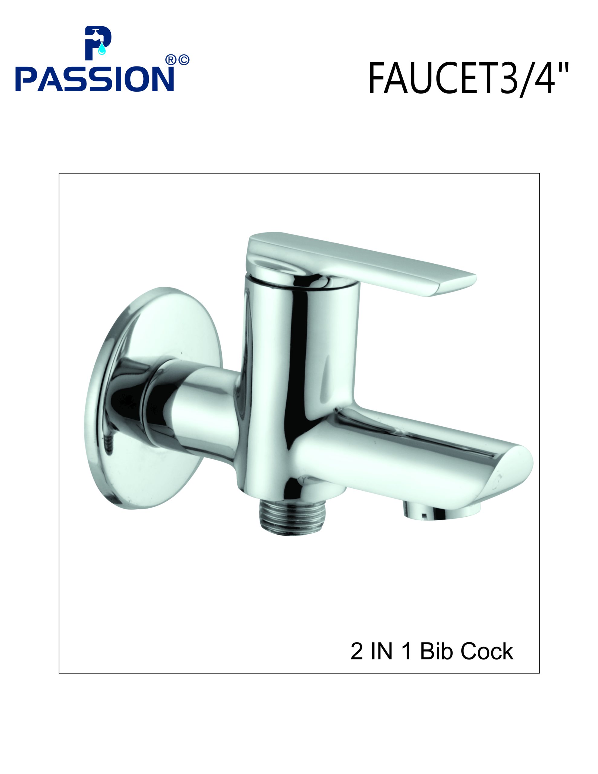 faucet 2 in 1 bib cock