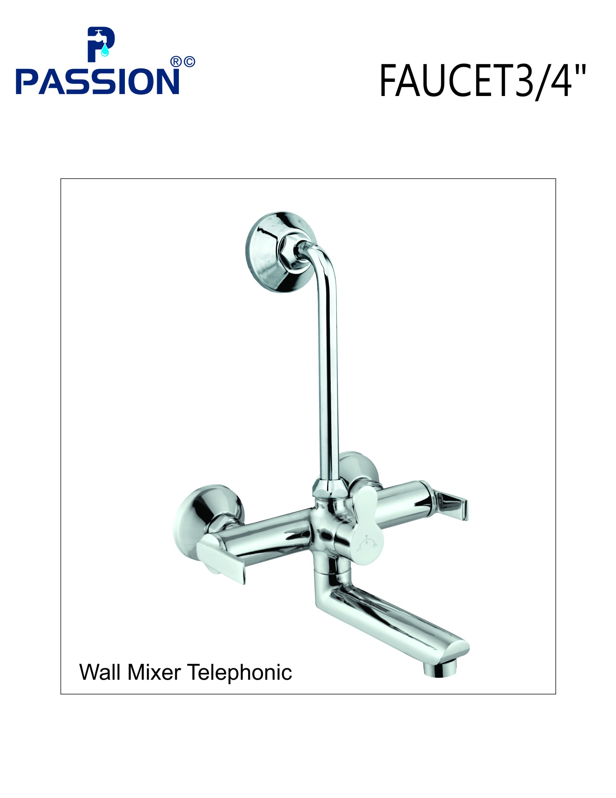 faucet wall mixer telephonic