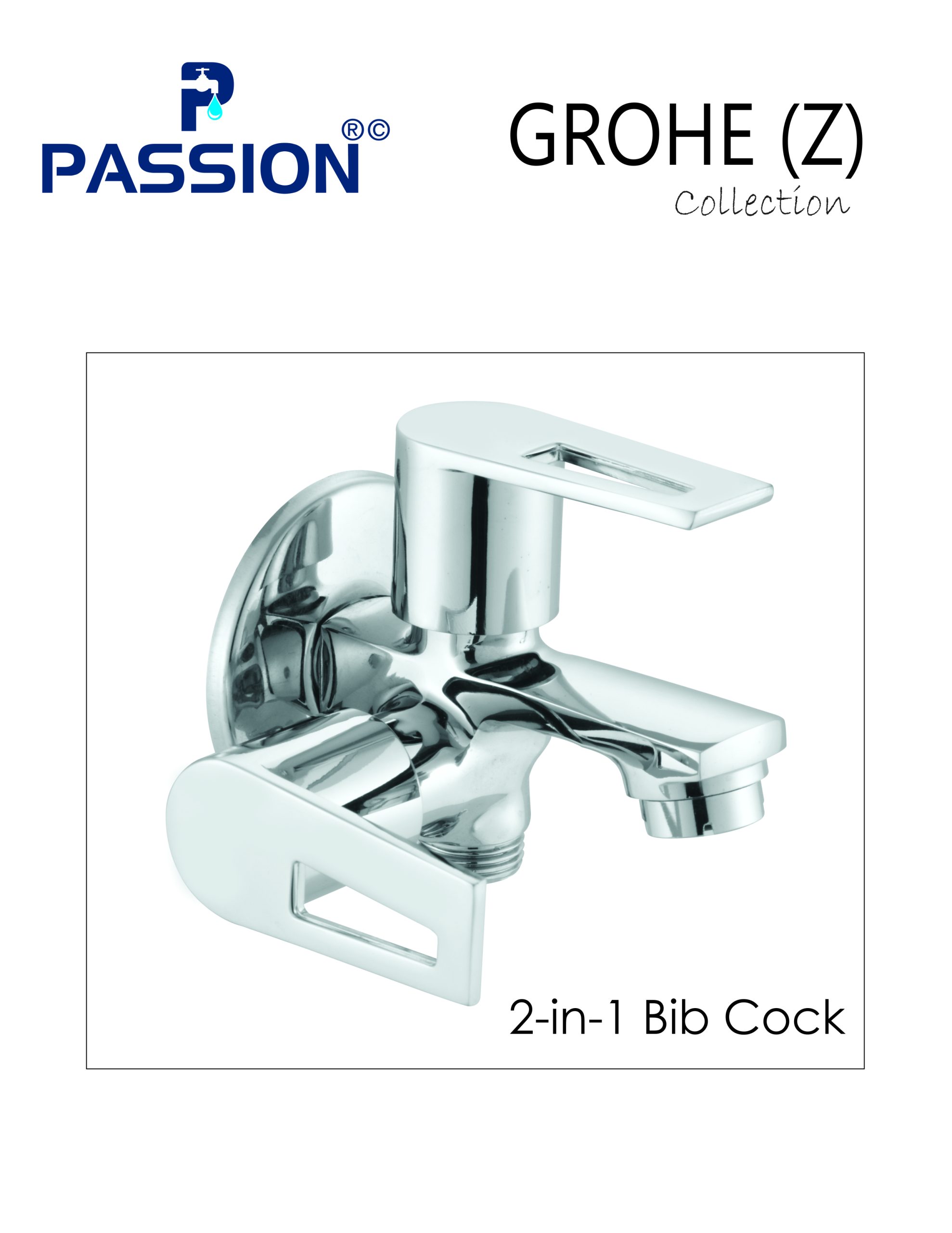 2 in 1 bib cock grohe
