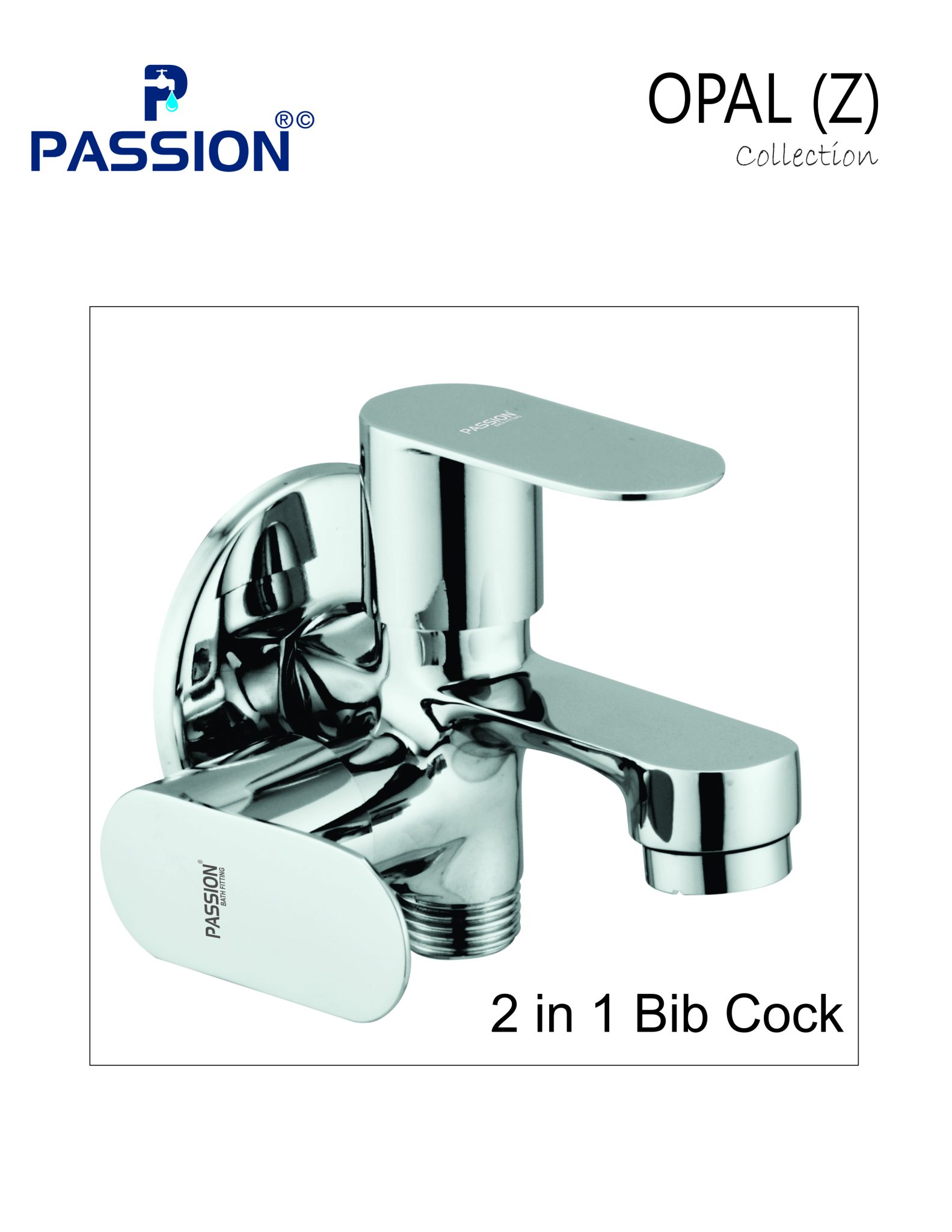opal- z 2 in 1 bib cock