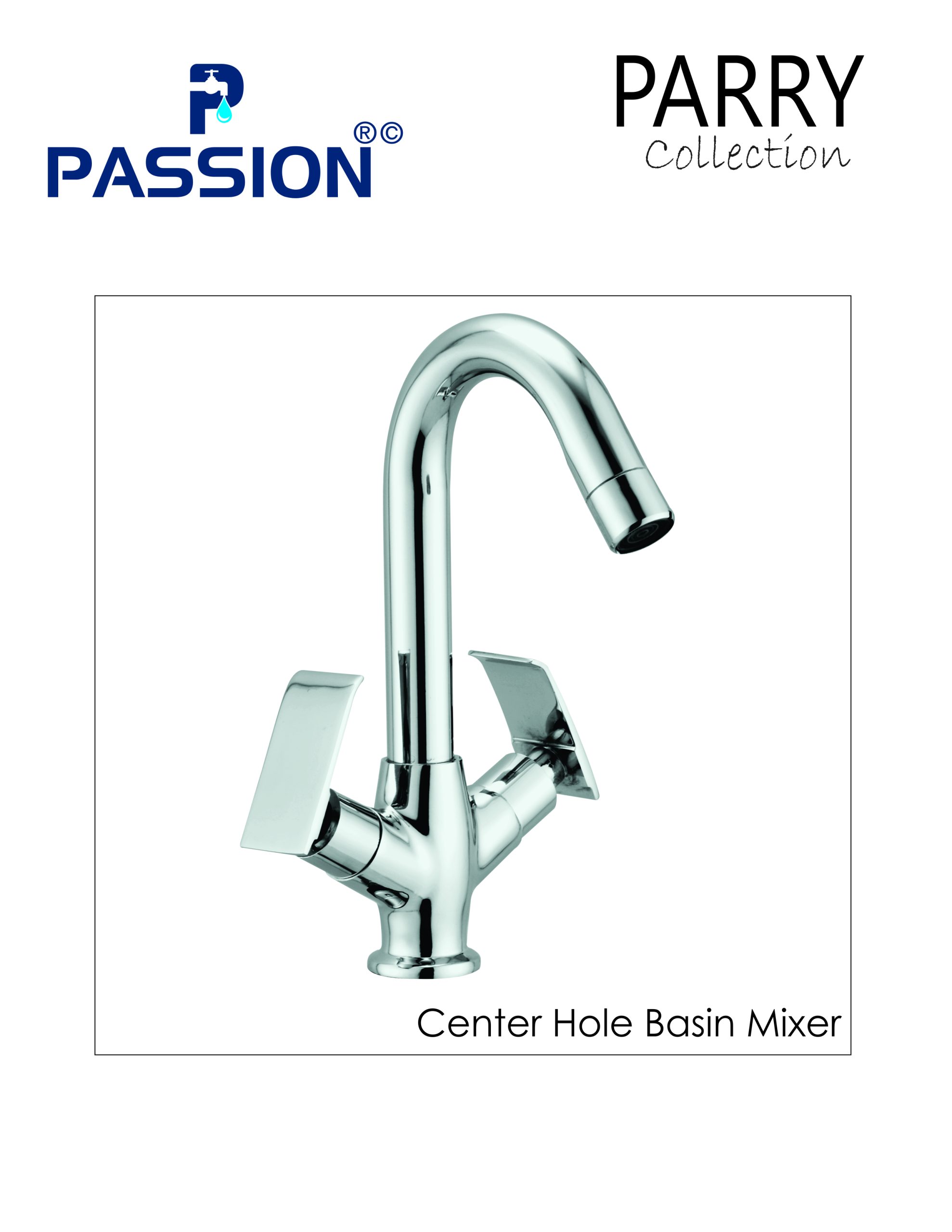 centre hole basin mixer parry
