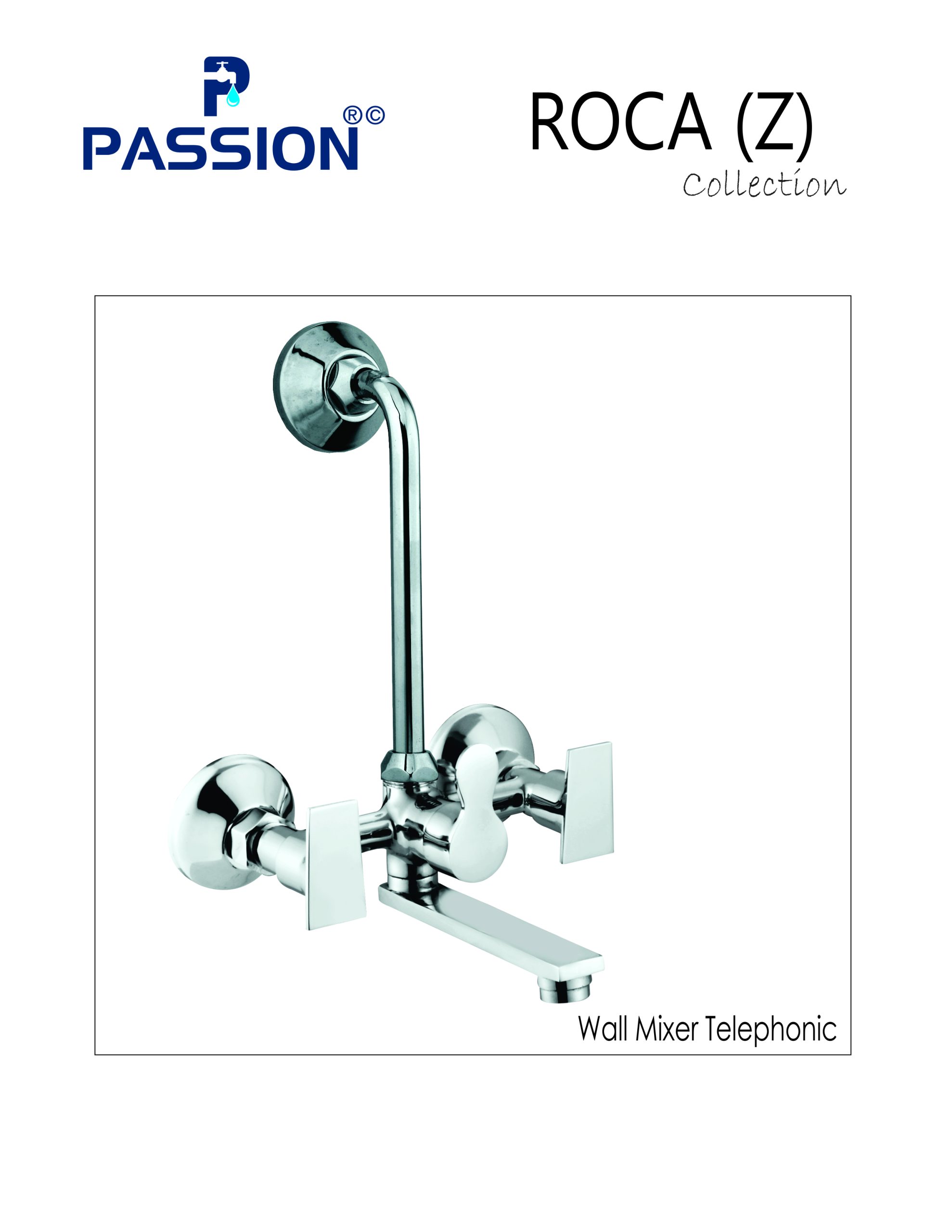 wall mixer telephonic roca-z