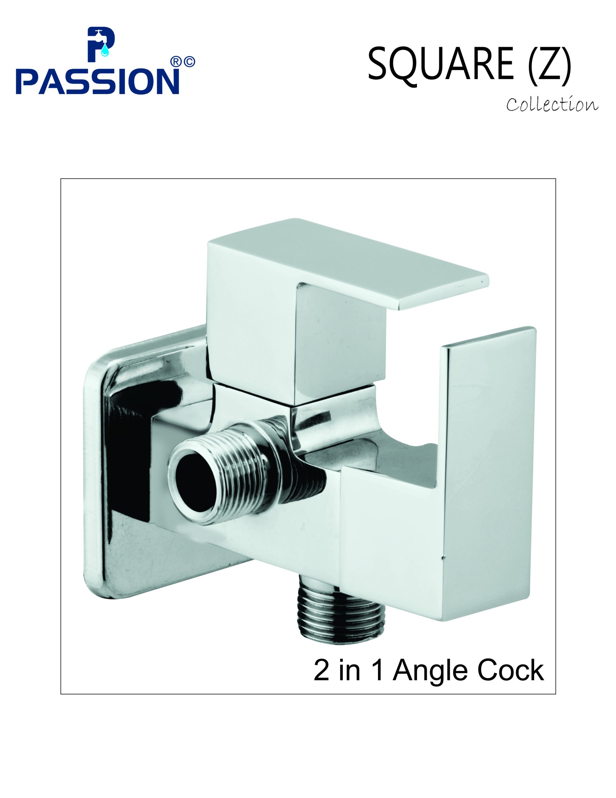 2 in 1 angle cock square-z
