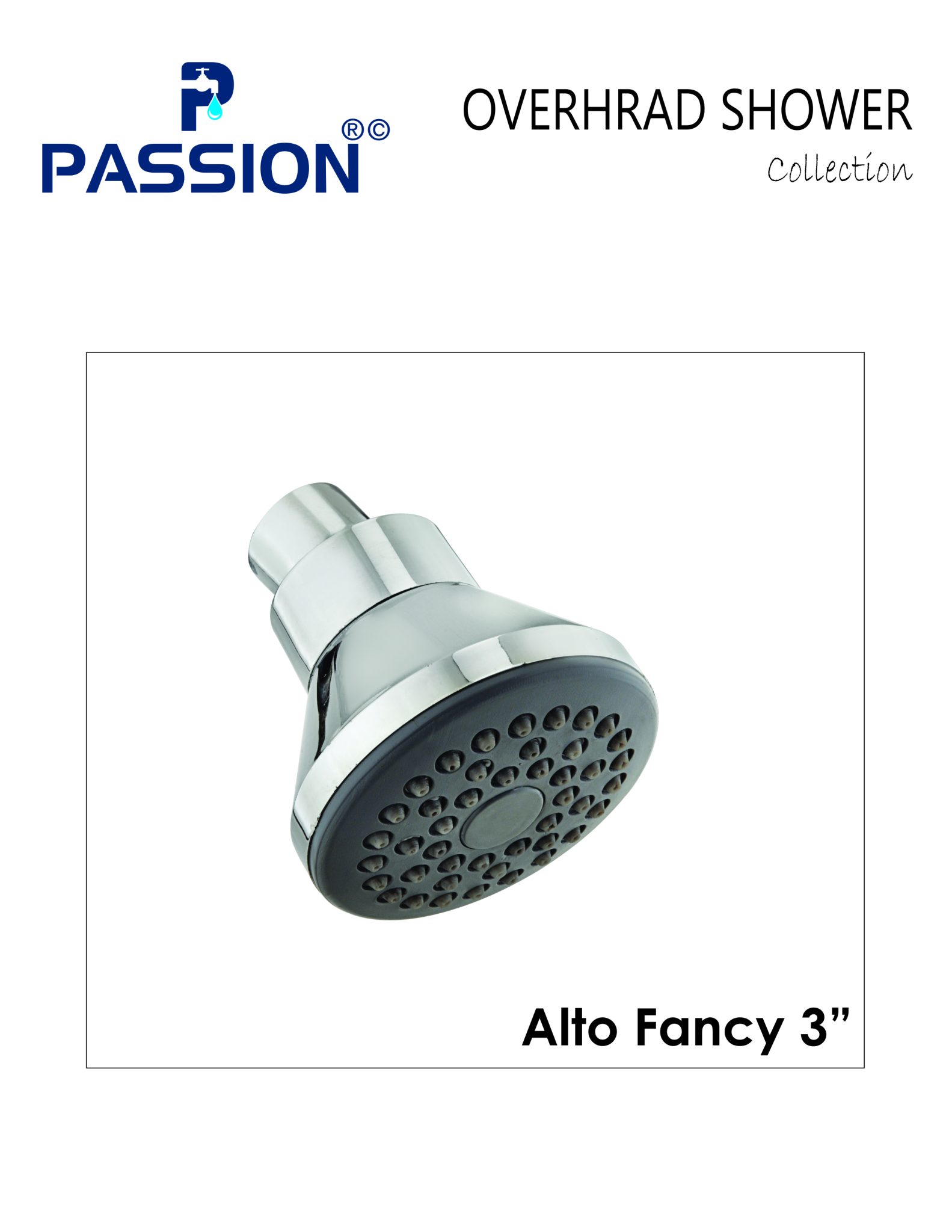 overhrad shower fancy alto 3"