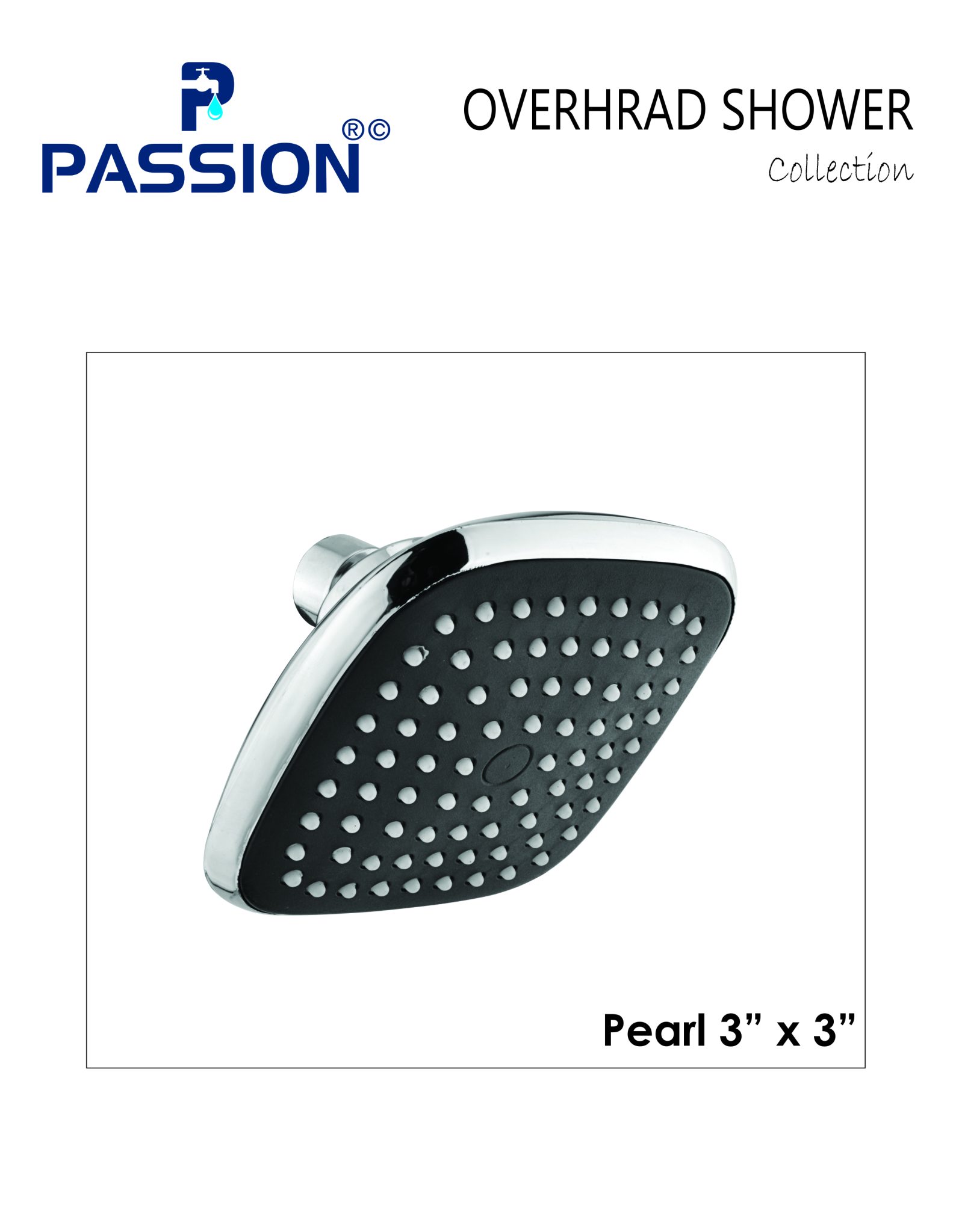 overhrad shower pearl 3*3"