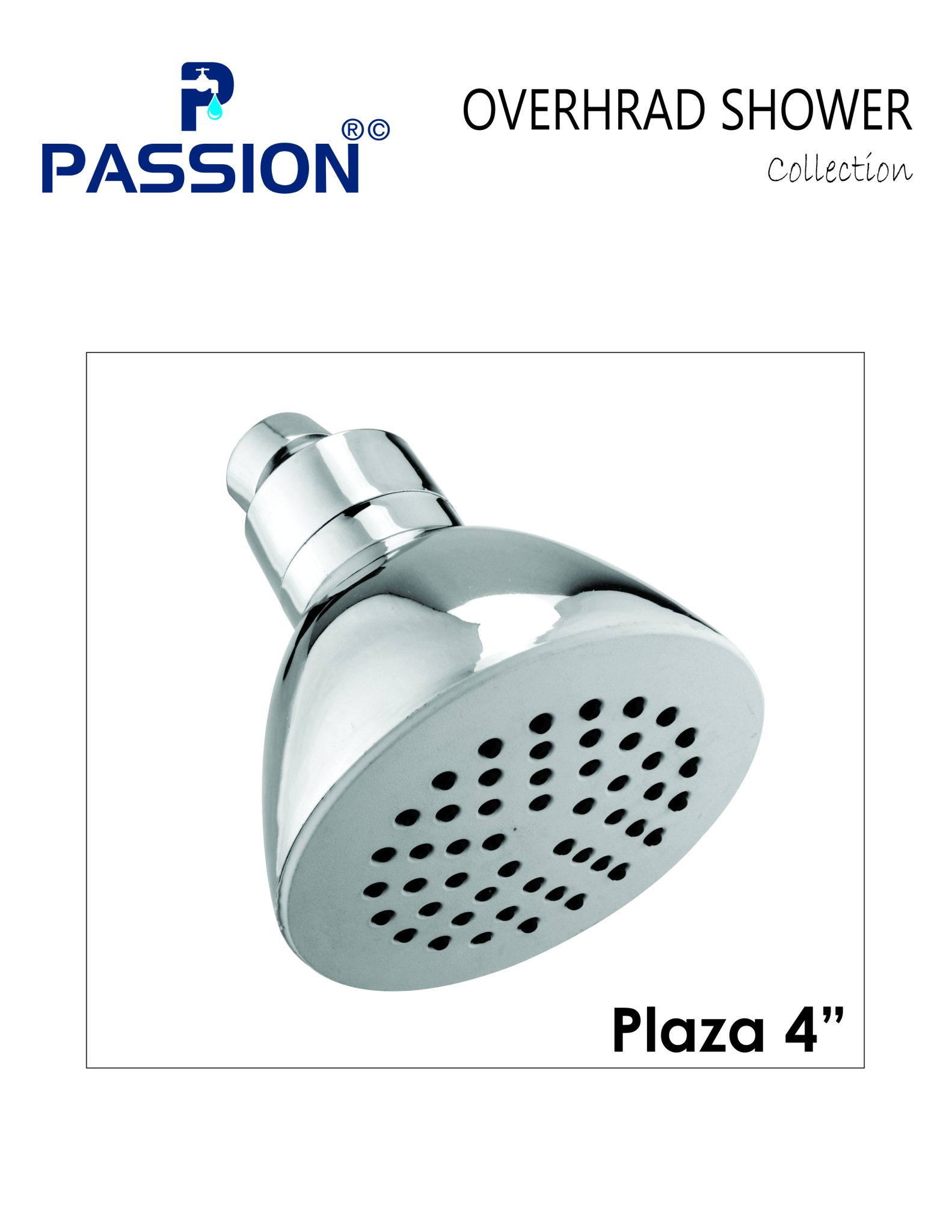 overhrad shower plaza 4"