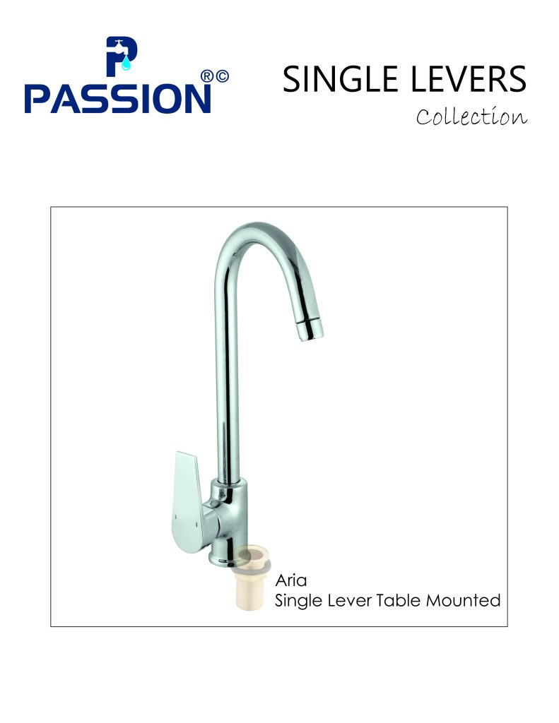 aria single lever table mounted