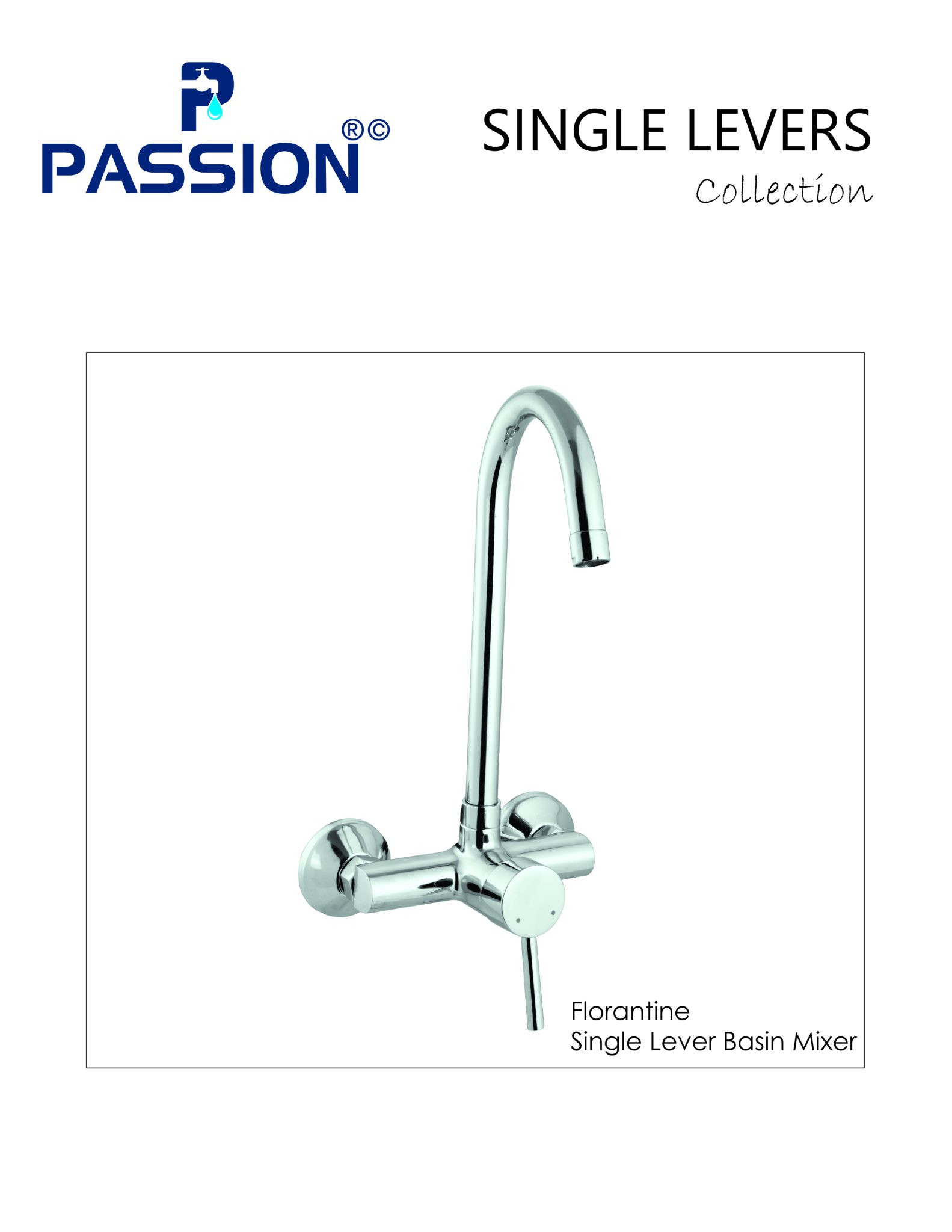 flontine single lever basin mixer 1